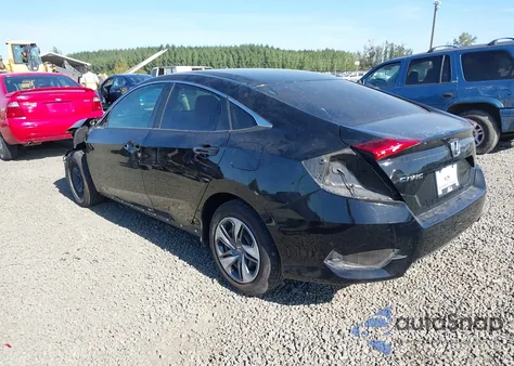 2020 Honda Civic Lx из США, поврежденный, VIN 19XFC2F6XLE205958